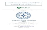 HOLYOKE COMMUNITY CHAR TER SCHOOL - SABIS · 2020. 9. 3. · - sabis.net . august 13, 2020 . 2020-2021 school reopening holyoke community char ter school . table of contents . a.