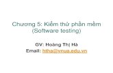 Chương 5: Kiểm thử phần mềm (Software testing)elearning.vnua.edu.vn/.../Chuong5_Ha_Kiemthuphanmem.pdf · 2019. 9. 3. · –-số không (0) –số âm, số thập phân