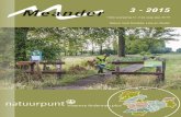 meander juli 2015 - Natuurpunt Vlaamse Ardennen plusnatuurpun · PDF file 2016. 1. 26. · 13de jaargang nr. 2 jul-aug-sep 2015 3 - 2015 Natuur rond Schelde, Leie en Zwalm Deinze-