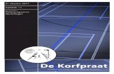 De Korfpraat - CKV Excelsior 11... · 2017. 10. 22. · 1 DeetosSnel 6 6 10 5 1 0 118 67 2 Excelsior (D) 6 6 10 5 1 0 93 60 3 Thor (R) 3 6 4 2 4 0 73 93 4 Erasmus 4 6 0 0 6 0 36 100