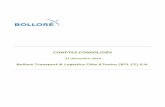 2019.12 Plaquette BTL CI V25052020...2020/10/28  · BOLLORE TRANSPORT & LOGISTICS COTE D'IVOIRE (BTL CI) S.A. - 31 DECEMBRE 2019 Comptes consolidés Page 6 sur 41 VARIATION DES CAPITAUX