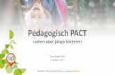 Pedagogisch PACT - Steunpunt Passend Onderwijs€¦ · PEDAGOGISCH PACT IS EEN INITIATIEF VAN PACT-thema’s passend onderwijs SWV cruciale partner transformatie jeugddomein Van passend