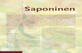VOEDING ALS MEDICIJN Saponinen - Le Bonbon Franc · 2017. 8. 16. · Het woord ‘saponine’ komt van het Latijnse woord ‘sapo’ dat zeep betekent. Het schuim dat ontstaat bij