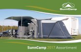 SunnCamp 2017 Assortiment...Introductie Al meer dan 30 jaar maakt SunnCamp outdoor producten zoals caravan voortenten, camper voortenten, vouwwagens en tenten. Ons doel is, het maken