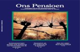 BPP - Ons Pensioen · 2018. 12. 6. · BPP en verschijnt vier keer per jaar. Ons Pensioen komt tot stand in samenwerking met ‘Pensioenbelangen’ (van de NBP). De meningen en visies