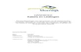 As50 Handboek kabels en Leidingen - Moerdijk kabels en Leidingen... · 2016. 7. 6. · HANDBOEK kabels en leidingen Gemeente Moerdijk Opgesteld door Ing. M.J. Schreuder versie 1.0