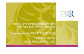 VERS LES DEMONSTRATEURS DE LA VOIE BIOCHIMIQUE … MARTEL... · 2020. 8. 11. · Frédéric Martel (SAS PROCETHOL 2G) ACTEURS R&D ACTEURS INDUSTRIELS ACTEURS FINANCIERS LES PARTENAIRES