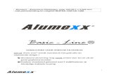 Basic - Line - Alumexx...2 Verrijdbare aluminium steiger, volgens de normering NEN-EN 1004 EN 1298. Toegestane belasting 200 Kg/M² gelijkmatig verdeeld over het platform, klasse 3.