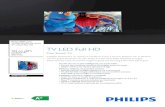 40PFT4509/12 Philips TV LED Full HD con Smart TV e Pixel Plus HDoriginrackcdn.flixcar.com/Philips-427227130-40pft4509_12... · 2015. 7. 14. · A+ Philips 4000 series TV LED Full