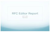 RFC Editor ReportCheck out  FAQ, stats, and more IETF 105 7/18/19 8 Title RFCeditor-ietf105 Author Sandy Ginoza Created Date 7/18/2019 10:55:52 PM ...
