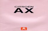 Citroën Japon...CITROEN AX GTi I QTRS GTi (DIN) : : 1360cc : 75PS/6200rpm(DlN) 11.3kg-m 4000rpm(DlN) AM AX 14TRS 72747 -ccd 12.2kg-m 4,200rpm (DIN) 0185/60 R 13 AX GTi : 1360cc :