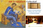 Het Scriptorium Collectief · 2020. 8. 3. · Wetenschap 1 DOEL: Onderzoekers, studenten en andere belangstellende kennis te laten maken met op de praktijk gerichte theologische wetenschap