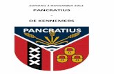 PANCRATIUS DE KENNEMERS - Fotografie Hans van Dijk · 2013. 11. 5. · Volgende week de negende ronde, waarin de roodzwarten naar AFC in Alkmaar gaan en Pancratius bij een andere