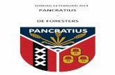 PANCRATIUS DE FORESTERS - Fotografie Hans van Dijk · 2014. 2. 25. · week, alweer in maart, weer een inhaal/bekerprogramma zonder 1A-ontmoetingen. Dan op 9 maart het 19e programma
