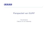 Perspectief van SURF - LUMC · SURFnet SURFdiensten. SURFnet6 zSURFnet6 is entirely based on SURFnet owned managed dark fiber to the customer premises zApproximately 6,000 km fiber