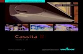 Cassita II - Terrasoverkapping Groningen...De kleur van de lichtbalk is op de kleur van de cassette afgestemd en de spots zijn onzichtbaar geïnte-greerd. • 30.000 lichturen met