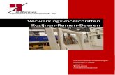 Verwerkingsvoorschriften - G. Hermes Machinale Houtbewerking · 2019. 7. 1. · G.Hermes machinale houtbewerking BV heeft dit document geschreven en gepubliceerd als naslagwerk en