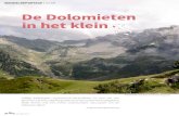 De Dolomieten in het klein - WordPress.com · 2016. 1. 22. · wandelgids is de Rother-gids van Iris Kür-schner en Dieter Haas GTA Grande Traver-sata delle Alpi. Durch das Piemont