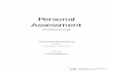 Personal Assessment · 2019. 3. 16. · Inleiding U heeft in het kader van een selectieprocedure, een personal coachingstraject of op uw eigen initiatief een psychologisch onderzoek