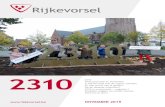 2310 - Home | Rijkevorsel · 2019. 10. 25. · 5 2310 op sociale media Het lokaal bestuur van Rijkevorsel is al een tijdje actief op sociale media, in het bijzonder vanuit de vrijetijdsdiensten.