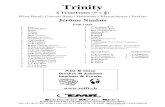 EMR 11859 Trinity 4 trombones & OH...Trinity 1st Trombone 2nd Trombone 3rd Trombone 4th Trombone Piccolo 1st Flute 2nd Flute Oboe (or Soprano Saxophone) Bassoon Eb Clarinet 1st B b