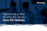 Migración de su base de datos SQL Server ... una base de datos SQL vacía en Azure y, después, usar Data Migration Assistant (DMA) para importar la base de datos en Azure. Si no