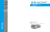 Gear Pumps - kracht-media.eu · 1 NBR 2 FKM 32 PTFE Special number 100 Standard 107 with double rotary shaft seal Quench chamber connection, top and bottom 212 with double rotary