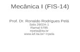 Prof. Dr. Ronaldo Rodrigues Pelárrpela/downloads/fis14/FIS14-2013-aula25.pdfJournal Club Mas como se calcula a energia em Mecânica Quântica? – Grandezas Físicas: operadores hermitianos