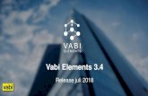 Vabi Elements 3 · 2018. 6. 22. · Lees ook: Nieuwe technieken vanaf 1 juli 2018 beter gewaardeerd in de energielabels. Kijk snel verder wat dit inhoudt Release Vabi Elements 3.4