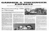 .& TllBSINGER E SS · 2019. 10. 16. · E.& TllBSINGER SS Maandelijks Nieuwsblad voor Garmerwolde Thesinge en omstreken 24e jaargang september 1998 Zoals wel vaker op Monumentendag,