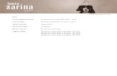 Laura Zarina Repertoire Solo · 2017. 5. 4. · Fritz Kreisler Rezitativo and Scherzo-Caprice, Op. 6 Nathan Milstein Paganiniana Alfred Schnittke A Paganini Sándor Veress Sonata