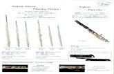 -Valoir Silver Plating Flutes- SEIZO OSAKA JAPAN - Valoir ...cellocoo.sakura.ne.jp/cata/cata2.pdf-Valoir Silver Plating Flutes- SEIZO OSAKA JAPAN - Valoir Piccolo - l) Y 7070Þ—