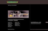 pROFi AMX - GastroXtrem · 2017. 1. 20. · 3.4 technische Daten AMX AMXX AMXXl AMXt Höhe (mm) 1.510 1.510 1.610 1.510 Breite (mm) 635 635 735 1.265 Tiefe (mm) 635 635 635 635 Wasserverbrauch
