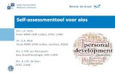 Self-assessmenttool voor aios - Home | LUMC · 2017. 5. 23. · Self-assessmenttool voor aios Dr. G.A. Blok Team MMV OOR Leiden, Leerhuis , RdGG . Drs. L.G. Rem . Team MMV OOR Leiden,