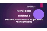Farmacologie Laborator 8 - Veterinary Pharmacon · 2020. 5. 15. · mediatorul chimic colinergic. Acestea pot ac ționa fie direct, fie indirect prin acetilcolina rămas ă dup ă