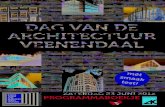 PROGRAMMABOEKJE - Architectuurcentrum Veenendaalarchitectuurcentrumveenendaal.nl/wordpress/wp-content/... · 2012. 6. 19. · programmaboekje voor deze bijzondere dag. ... de groene