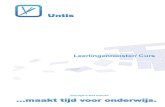 Leerlingenrooster/ Curs - Untis Nederlanddownload.untis.nl/U-Handboeken/Clusterpakket.pdf · 2019. 12. 5. · Leerlingenrooster/ Curs 1 1 Inleiding Moderne instellingen houden steeds