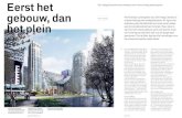 Eerst het gebouw, dan · 2017. 12. 20. · 16 / Blauwe kamer 3 2016 17 / actueel Den Haag kiest winnend ontwerp voor herinrichting stationsplein Het Koningin Julianaplein voor Den