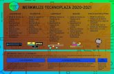 WERKWIJZE TECHNOPLAZA 2020-2021 · 2020. 9. 4. · Het aanbod van Technoplaza is afgestemd op de wettelijke eisen van Techniekpact 2020 (4 x 5 = 20 uur). Bij de juiste inzet voldoet