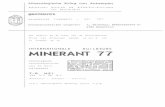 MINERANT 77 · 2013. 1. 15. · Mineralogische Kring van Antwerpen Sekretariaat ; Ripstraat 108 8-2780 Sint-Gillis-Waas Tel . 031 /70 50 0 7 geonieuws MAANDELIJKS TIJDSCHRIFT MEI