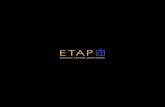PROFESSIONELE VERLICHTINGSOPLOSSINGEN...ETAP is een onafhankelijk Europees bedrijf, opgericht in Antwerpen in 1949. Wij realiseren energie zuinige verlichtingsoplossingen voor elke