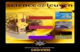 science@leuven · 2018. 7. 30. · science@leuven Infodag Zaterdag 19 maart 2005 Je staat er niet alleen voor! Pik eens een jaartje mee in het buitenland Wetenschap in breedbeeld.