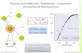 Theorie unimolekularer Reaktionen: Lindemann- Hinshelwood …user.uni-frankfurt.de/~heileman/pc2_ss2017/V13_14_PC2.pdf · 2017. 5. 30. · Atkins, Physical Engel & Reid, ThermodynamicsChemistry,