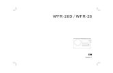 WFR 28D WFR 28 - Sangean · 2019. 12. 3. · dan moet u de gebruikte WEP-, WPA- of WPA2-sleutel kennen, zodat u toegang heeft tot het netwerk, of uw router moet de mogelijkheid tot