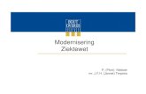 Modernisering Ziektewet - Bout Advocaten ... mr. J.F.H. (Jannet) Terpstra 20/10/10 2 Modernisering Ziektewet