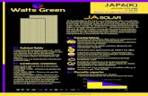 JAP6(K) - Watts Greenwattsgreen.com.mx/descargas/JA-P660 SERIES.pdf · 2018. 9. 21. · JAP6(K)-60/255-275/4BB F 35-35 Módulo de Silicio Multicristalino • Garantía de producto