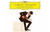 J.S.Bach · avi avitalJOHANN SEBASTIAN BACH (1685–1750) Concerto in D minor BWV 1052R orig. for violin d-Moll · en ré mineur A 1. Allegro 7:23 B 2. Adagio 5:30 C 3. Allegro 7:39