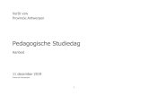 VerDi vzw Provincie Antwerpen - Stedelijk Onderwijs · Directeursvereniging DKO MWdD Provincie Antwerpen . 4 Code 2018 Oude muziek Organisatie en plaats: ... Organisatie en plaats: