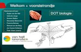 DOT biologie - VO-HO · - Dieuwertje Babonnick - Francine Behnen - Richard van der Berg - Jos Kramer-Kolleman - Peter Visser (coach) Doelen -Professionalisering en samenwerking van