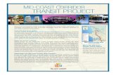 MID-COAST CORRIDOR TRANSIT PROJECT to and from UCSD to the regional transit system via the Mid-Coast